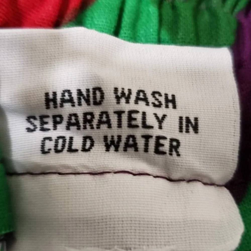 Rainbow multi-colored tiered high-low skirt - Picture 12 of 12